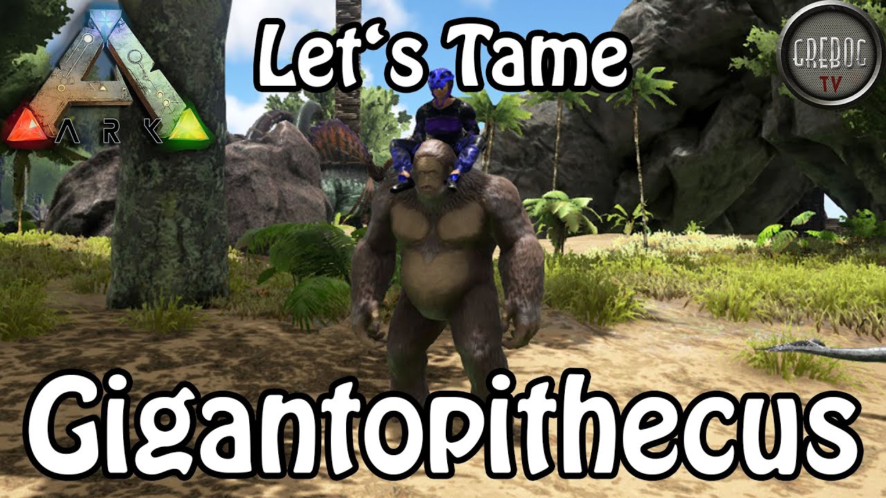 Ark: Survival Evolved - Let's Tame Gigantopithecus (deutsch)