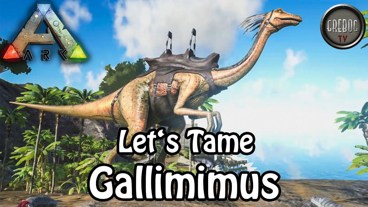 Ark Survival Evolved - Let's Tame: Gallimimus (deutsch)